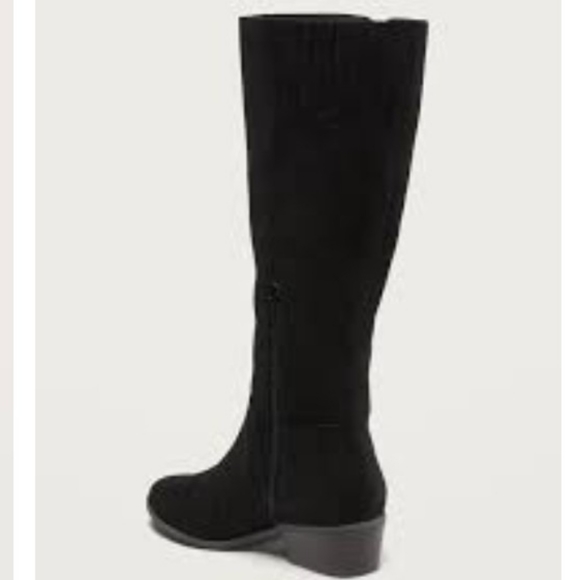 Tall Suede Boots - Block Heel - Picture 2 of 2